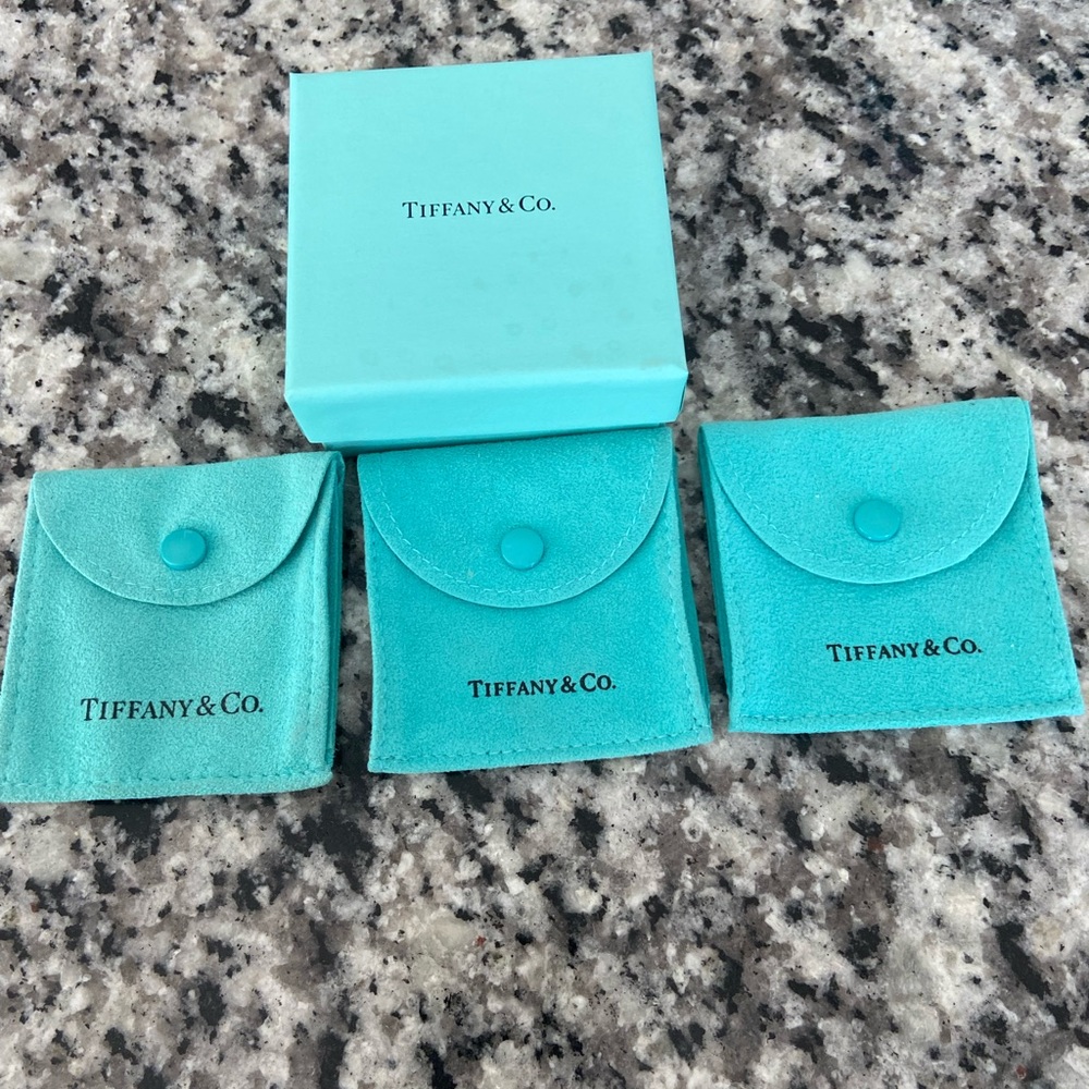 Tiffany & Co. Box & 3 Pouches